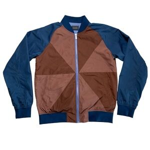 Scotch & Soda Cut and Sew Reversible Bomber Jacket Mens Size S